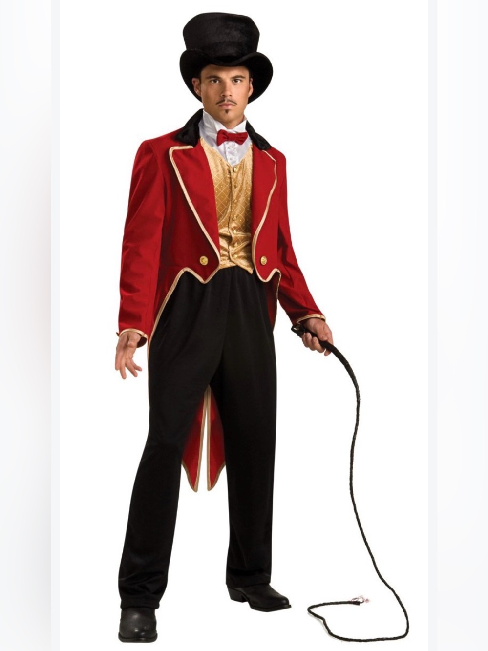 Ringmaster Ring Master Carnival Circus MC Fancy Dress Halloween Adult Costume